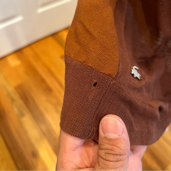 Vintage Lacoste Long Sleeved Brown Dress size 34 - Picture 5 of 14